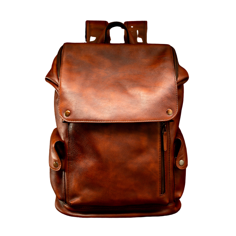 Cowhide backpack
