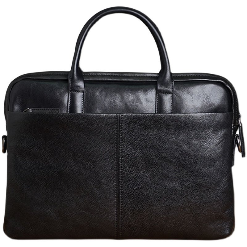 Leather laptop bag