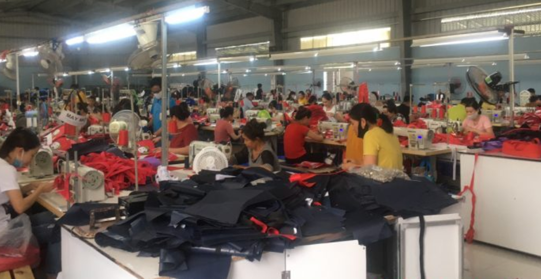 Vietnamese backpack factory