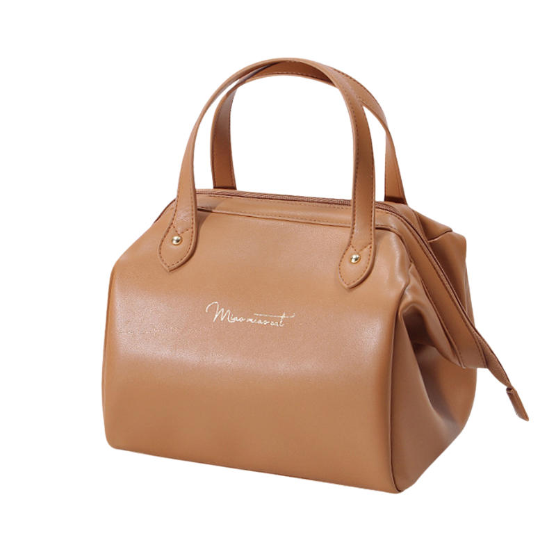 leather lunch bag