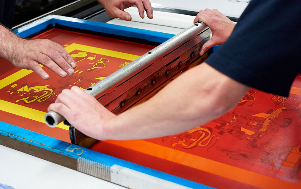 Backpack fabric printing