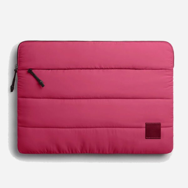 Manufacturers Custom With Logo Slim Lightweight Soft Premium Quilted Padding Puff Puffy Puffer Laptop Sleeve Cover Case Bags
