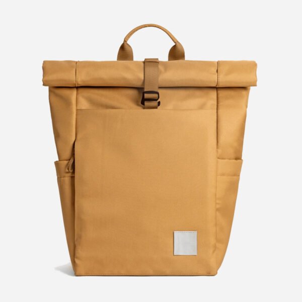 Manufacturers Custom Sustainable Eco Friendly 100% Recycle rPET Casual Sports Travel Rolltop Roll Top Backpack Bag for Men Women