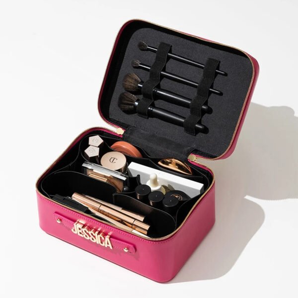 Manufacturers Custom With Logo Designer Luxury Premium Travel Leather Skincare Beauty Vanity Make up Makeup Cosmetic Cases Bags