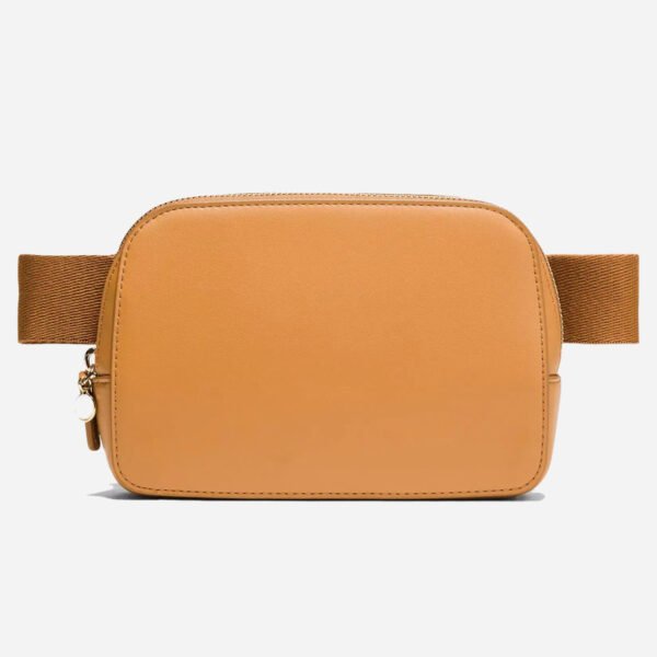 Manufacturers Custom With Logo Designer Fashion Premium Vegan Pu Leather Sling Cross Bum Belt Fanny Pack Waist Bag for Men Women