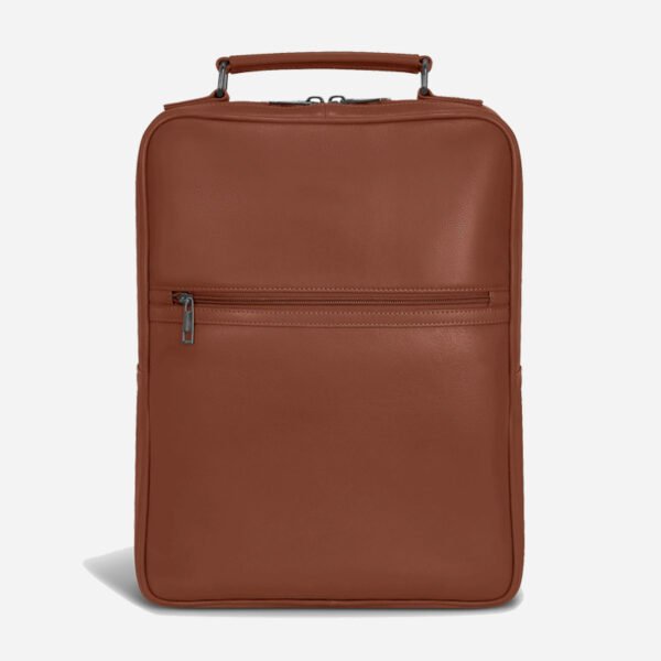 Manufacturer Custom With Printed Logo Designer Luxury Fashion Premium Daily Travel Laptop Genuine Leather Backpack for Men Women